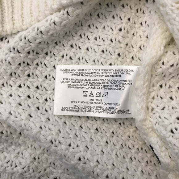 GAP Marshmallow Textured Sweater Size XL NWOT - Picture 6 of 12